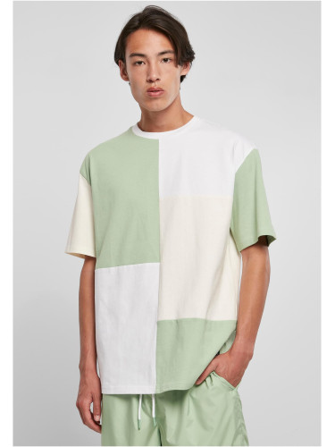 Starter Patchwork Oversize T-Shirt vintagegreen/bledewhite/white