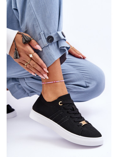 Boto Дамски маратонки с връзки Черни Etna