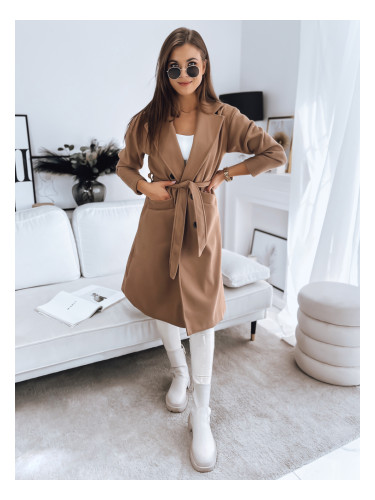 Дамско палто MISTI камила Dstreet