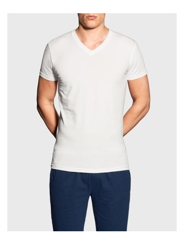 Men's T-shirt Gant V neck white