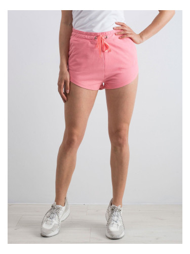 Pink Cotton Shorts