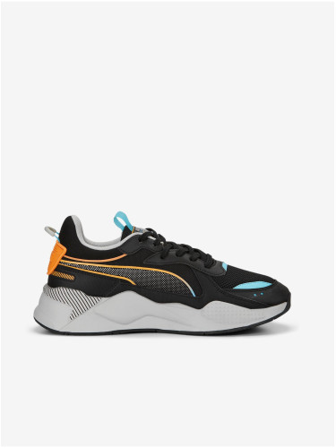 Orange-black mens sneakers Puma RS-X 3D - Men