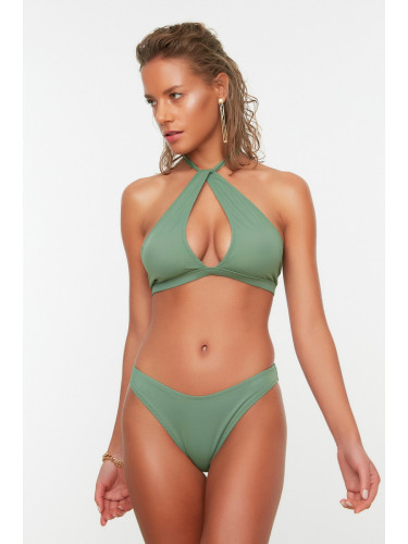 Trendyol Green V-Cut бикини дъна