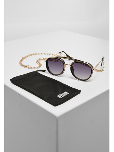 Ibiza Sunglasses with Chain - Black