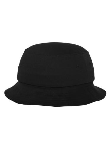 Flexfit Cotton Twill Bucket Cap, Black