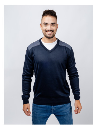 Man sweater GLANO - dark blue
