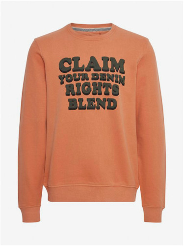 Orange Sweatshirt Blend - Men