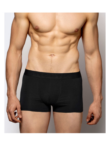 Men's Bamboo Boxer Shorts ATLANTIC - Black