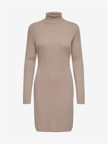 Beige women's sweater dress JDY Novalee - Women's