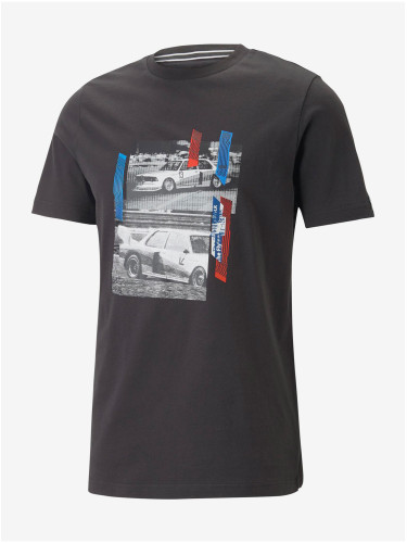 Dark Grey Men's T-Shirt Puma BMW MMS Car - Men