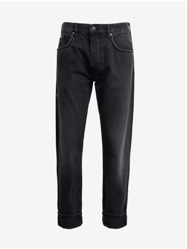 Black Men's Straight Fit Jeans Pepe Jeans Callen - Men's