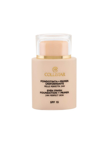 Collistar Evening Foundation + Primer SPF15 Фон дьо тен за жени 35 ml Нюанс 3 Sand