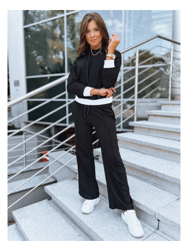 Komplet dresowy damski SANELIS czarny Dstreet