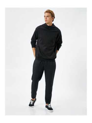 Koton Jogger Sweatpants Laced Waist Pocket Detailed