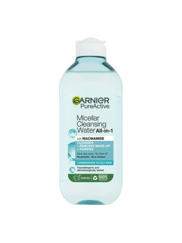 Garnier Pure All In One Мицеларна вода за жени 400 ml