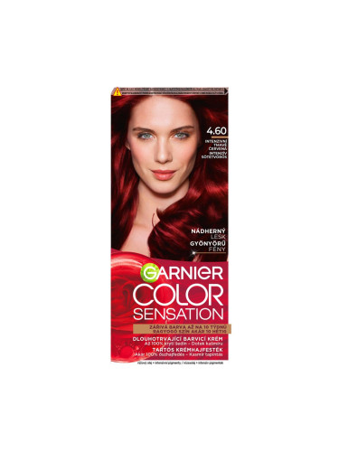 Garnier Color Sensation Боя за коса за жени 40 ml Нюанс 4,60 Intense Dark Red