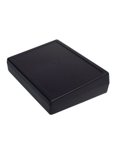 Кутия Z33A, ABS, черна, 190x139.5x47mm, скосена