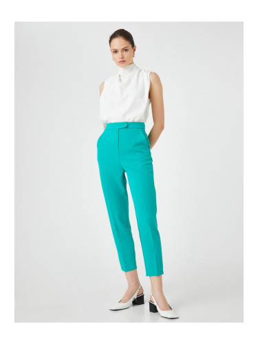 Koton Basic цигарен плат панталон с джоб