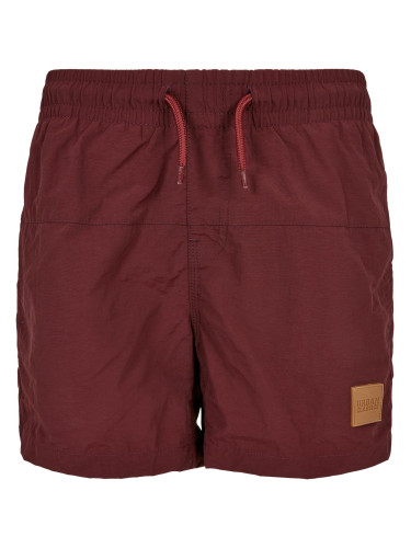 Boys' Block Swim Shorts cherry