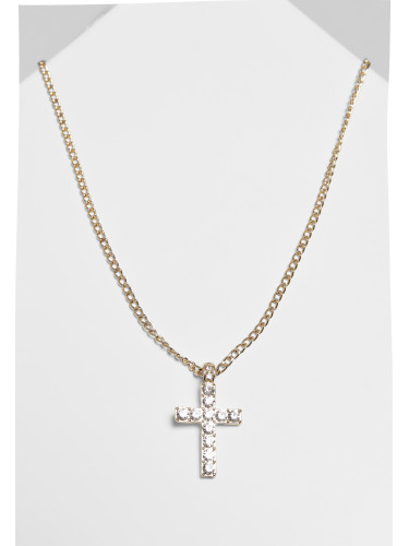 Necklace with cross - gold color