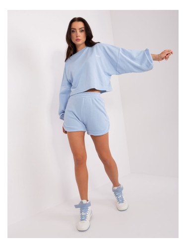 Light blue two-piece tracksuit