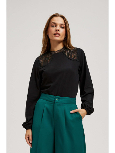 Marisse Blouse With Decorative Lace