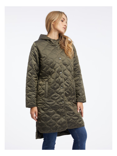 Orsay Khaki Women's Light Quilted Coat - Women's