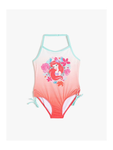 Koton Girl's Disney Licensed Ariel Printed Swimwear