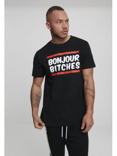Black Bonjour T-shirt