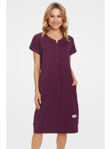 Памучна нощница за бременни и кърмачки Temperance