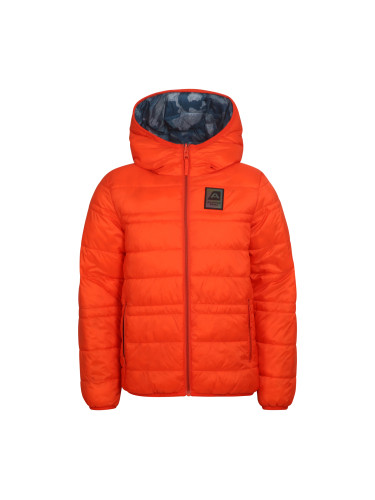 Blue-orange children's double-sided quilted jacket hi-therm ALPINE PRO Michro