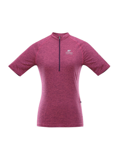 Women's quick-drying cycling shirt ALPINE PRO LATTERA wood violet