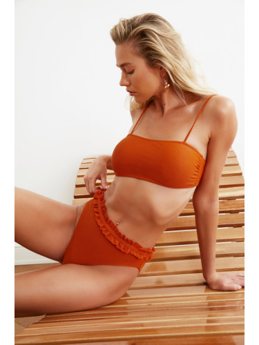 Дамско долнище на бански Trendyol High Waist