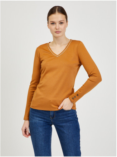 Brown Women's Long Sleeve T-Shirt ORSAY - Women