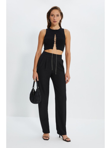 Дамски панталон Trendyol Wide cut