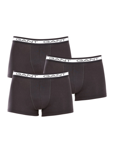 3PACK men's boxers Gant black