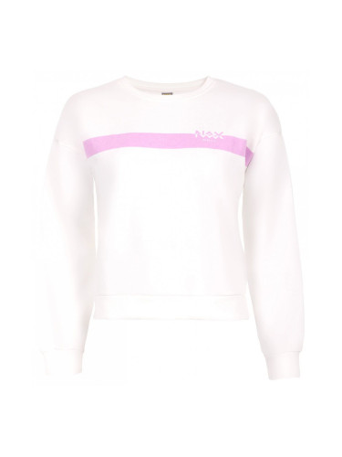 Women's pink and white sweatshirt NAX Sedona