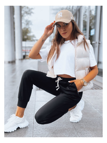 Spodnie damskie dresowe MORELO czarne Dstreet