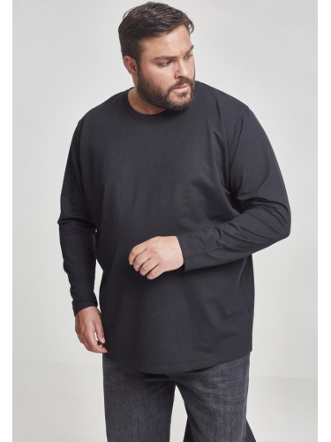 Black Stretch Terry Long Sleeve