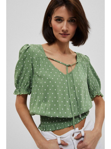 Дамска блуза Moodo Polka dot printed
