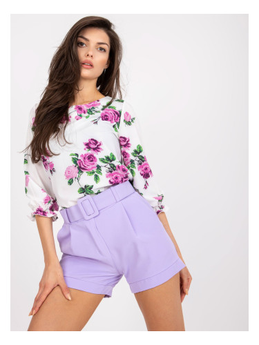 Shorts-DHJ-SN-15776.01P-Light Purple