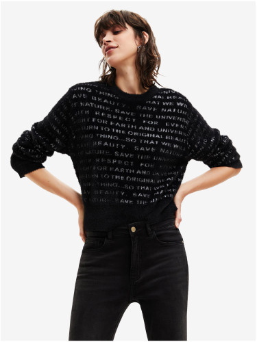 DESIGUAL SWEATER WOMAN BLACK