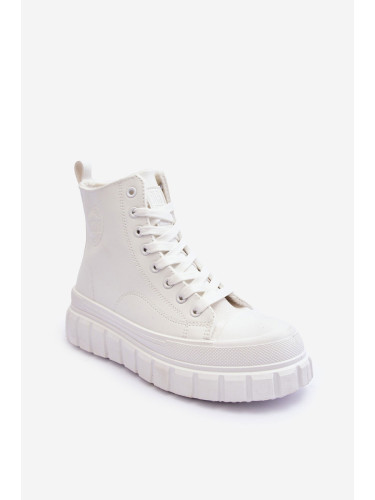 BIG STAR SHOES Кожени ватирани маратонки с връзки Big Star