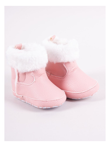 Детски зимни обувки Yoclub Yoclub_Velcro_Strappy_Girls'_Boots_OBO-0185G-0500_Pink