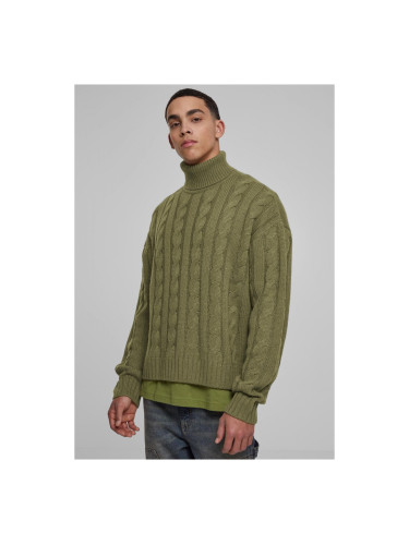 Boxy Roll Neck Sweater Tiniolive