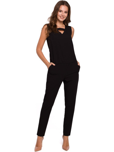 Makover Woman's Jumpsuit K009 Black