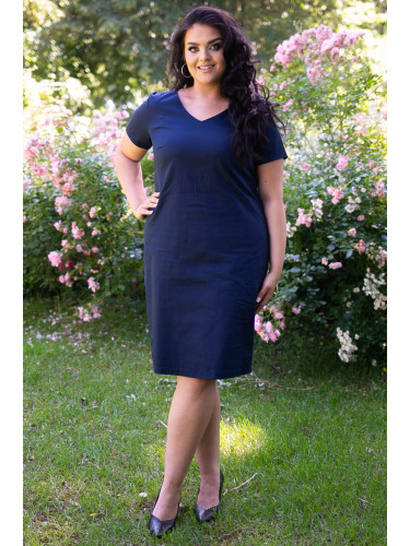 Karko Woman's Dress SC373 Navy Blue