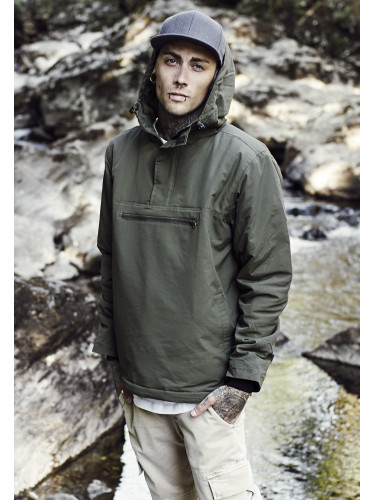 Padded Pull Over Olive Jacket