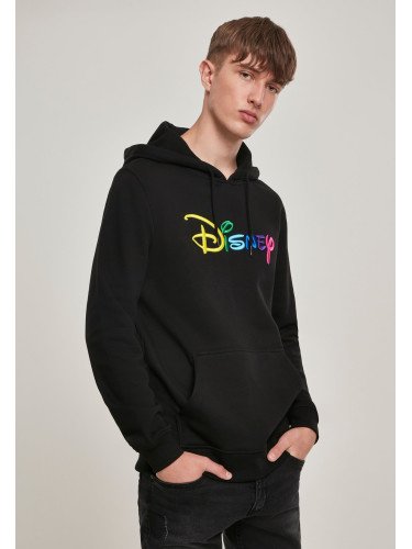 Disney Rainbow Logo EMB Hoody Black