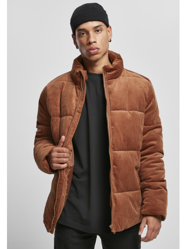 Caramel boxed corduroy jacket